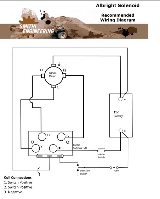 12v Winch Solenoid Wiring Diagram Wiring Diagram And Schematic